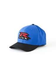 Suzuki GSXR 3D Embroidered Flexfit Hat Royal Blue Large/Xlarge
