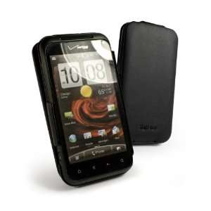  Tuff Luv Leather Shield Case Cover for HTC Desire S 