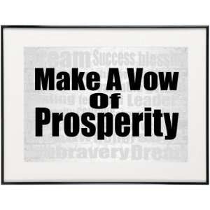  Successories Make A Vow Of Prosperity   SoHo Collection 
