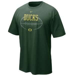   : Nike Oregon Ducks Green Quarterback Draw T shirt: Sports & Outdoors