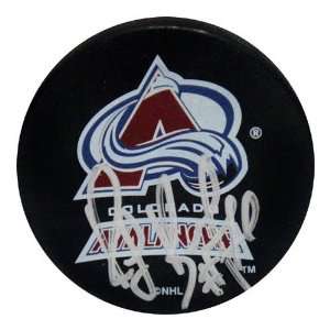  Ray Bourque Avalanche Puck