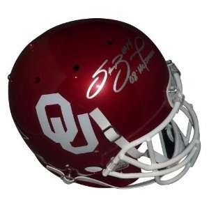  Sam Bradford Autographed Oklahoma Sooners Deluxe Full Size 