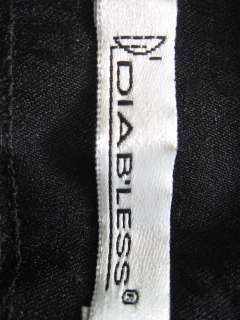 DIABLESS Womens Black Polyester Pants Slacks Size 40 6  