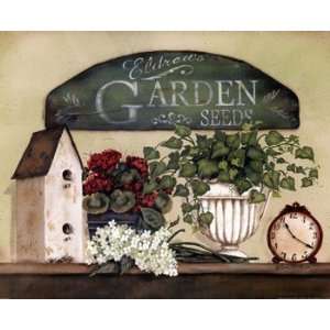   Garden Seeds Poster by Pam Britton (20.00 x 16.00)
