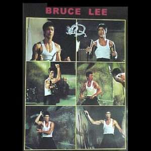  Bruce Lee with Nunchakus Poster 