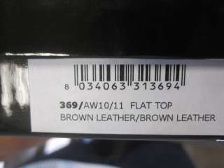 RetroSuperFuture Flat Top Brown Leather NIB $350  