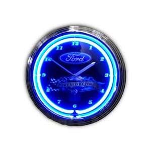  Powered By Ford Neon Clock