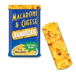    Macaroni & Cheese Bandages Novelty Gag Band Aids Toys & Games