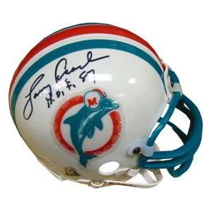  Larry Csonka Autographed Miami Dolphins Mini Helmet 