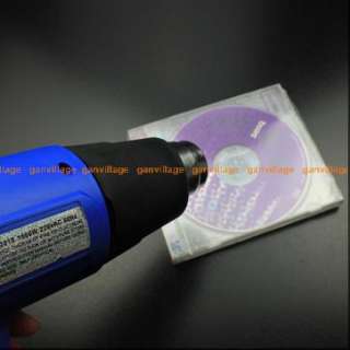 25 X Antidust Shrink Wrap Hot Heat Seal Bags DVD CD Irregular Package 