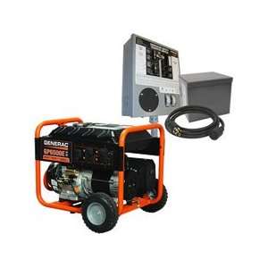  Generac GP6500E   6500 Watt Electric Start Portable Generator 