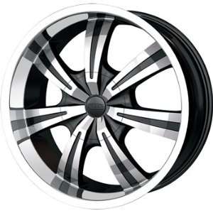  DIP Gunner D88 Black Wheel with Machined Face and Lip 