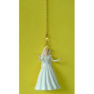  Princess Cinderella Wedding Dress Ceiling Fan Light Pull 