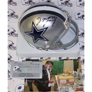  DeMarco Murray Autographed/Hand Signed Cowboys Mini Helmet 