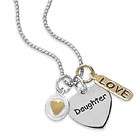 Charms Necklace Daughter Heart Love