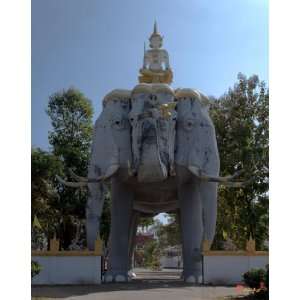  Wat Ban Na Muang Three headed Elephant Gate