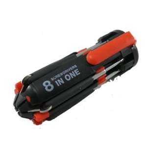 Multifunction Screwdriver with built in high intensity LED Flashlight 