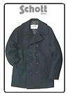 SCHOTT PEA COAT WOOL MADE IN USA SIZES 34 TO 50
