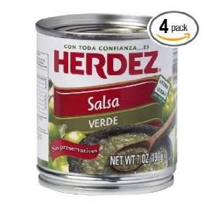 Herdez Salsa Verde Medium, 7 oz. (Pack Grocery & Gourmet Food