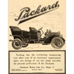 1905 Ad Packard Motor Car Company Antique Automobiles   Original Print 