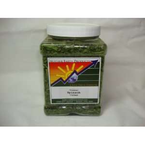 Mother Earth Dried Spinach (One Full Quart) for Camping, Emergency 