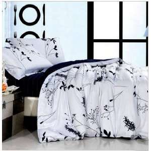 Bedding contracted blue cotton is covered 4 times high quality goods 