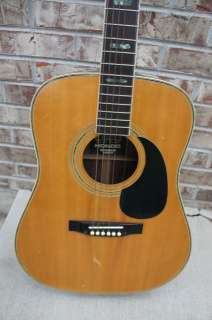 vintage HONDO II Model H270A Acoustic Guitar  