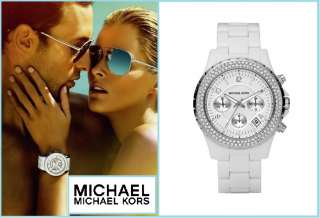 MICHAEL Michael Kors MK5300 ,White Acrylic Woman Watch  