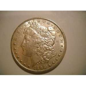 1896 90% Silver Morgan Dollar Almost Uncirculated Condition No 
