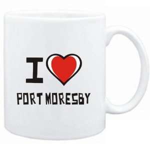  Mug White I love Port Moresby  Cities