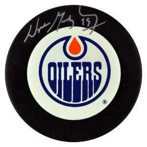 Wayne Gretzky Authentic Autographed Houston Oilers Puck 