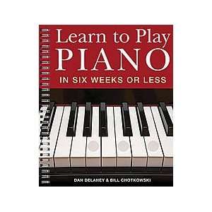 Learn to Play Piano in Six Weeks or Less Softcover  Sports 
