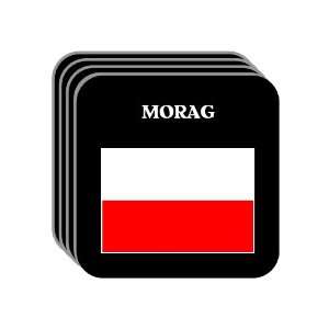 Poland   MORAG Set of 4 Mini Mousepad Coasters