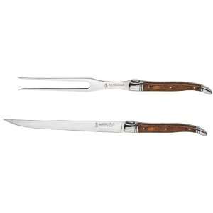   Steel Carving Knife and Fork Set by Trudeau: Kitchen & Dining
