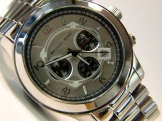 Michael Kors Mens Steel Chronograph Watch MK8060 $225  