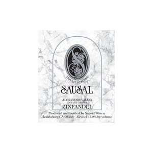  Sausal Winery Zinfandel Private Reserve Estate 2008 750ML 