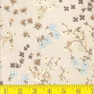   Sheer Cherry Blossom Natural Fabric By The Yard Arts, Crafts & Sewing