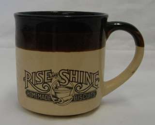 Vintage 1984 Hardees Rise Shine Biscuits Coffee Cup Mug  
