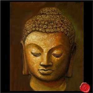 Abstract Art Zen Meditation Buddha Oil Painting 519:  Home 