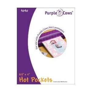  New   Hot Pockets Laminating Pouches 20/Pkg by Purple Cows 