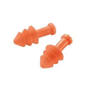 Use Triple Flange Orange Polyurethane And Foam Uncorded Earplugs (100 