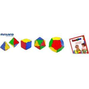  Miniland Platonic Solids Set (54 Pieces) Toys & Games