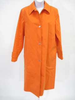   black label orange trench coat without a size tag that we re going