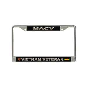 US Army Military Assistance Command MACV Vietnam Veteran License Plate 