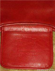   in Scarlet Red Leather, Style No. 9997, Great Pre Owned Condition