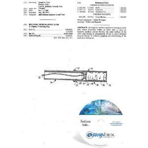  NEW Patent CD for HYGIENIC MEDIUM APPLICATOR Everything 