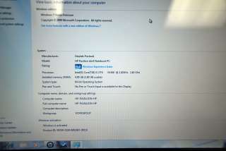 HP Pavilion DM4 1160us Core i5 14 Aluminum laptop 4GB RAM/500GB HD 
