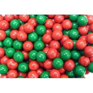 Green & Red Mix Sixlets Candy Coated Chocolate Balls:  