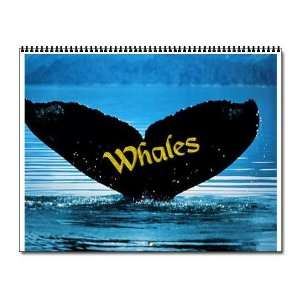  Whales Art Wall Calendar by  