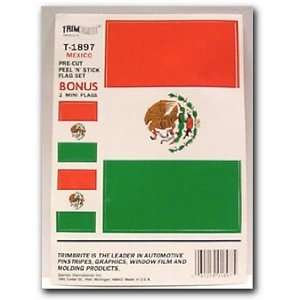 Mexican Flag Decals (T1897)